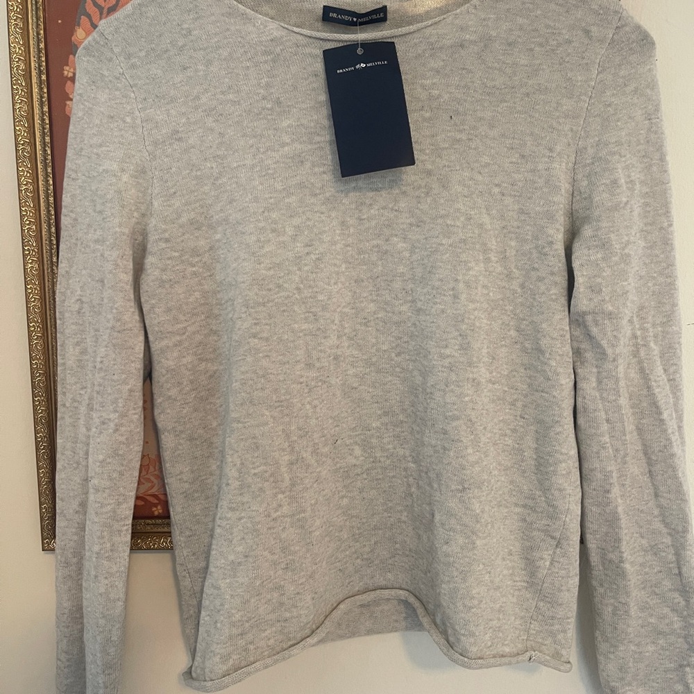 Brandy Melville Light weight grey top